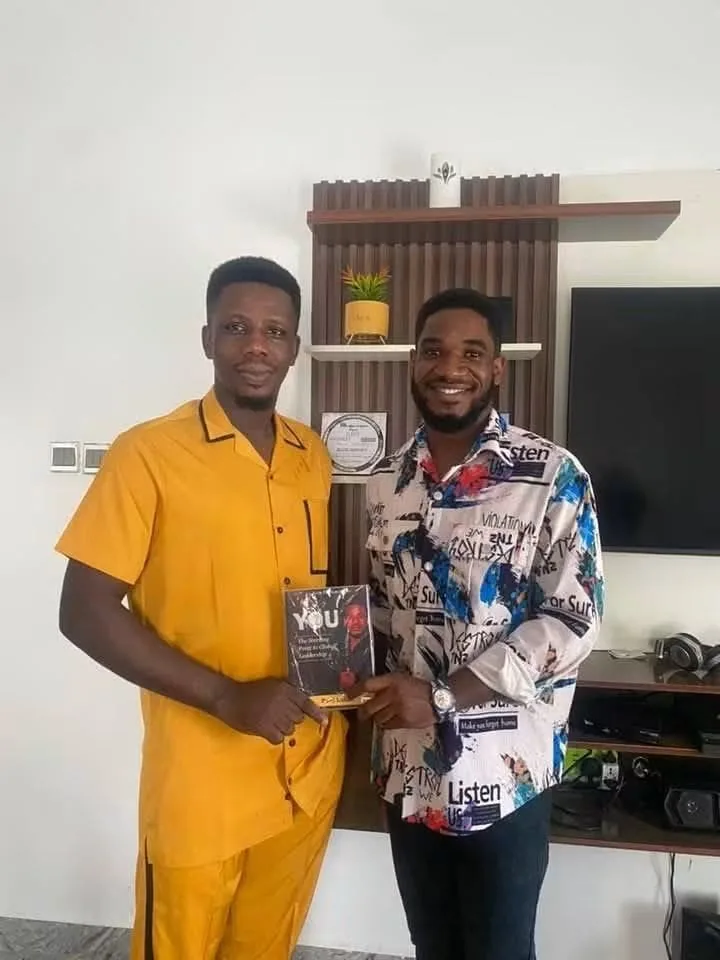 Paul Udah with Rev. Victor Anaele - Point Man of Remnant Christian Network, Akwa Ibom State, Nigeria