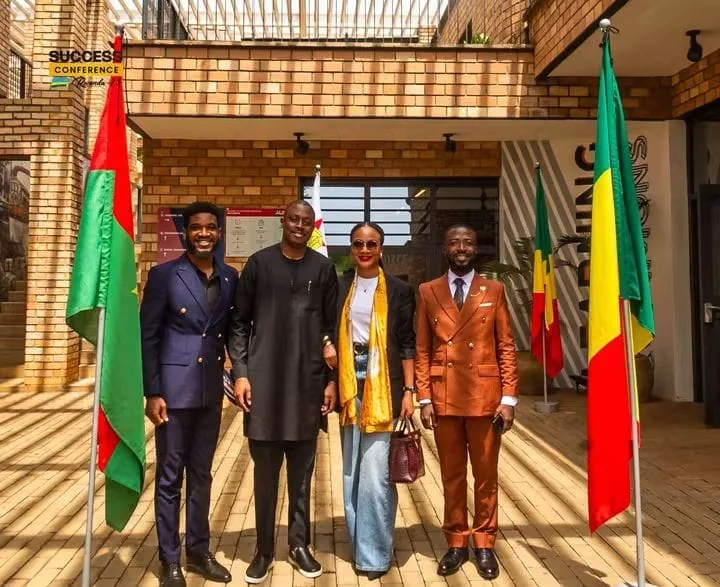 Paul Udah with fellow guests at an official event