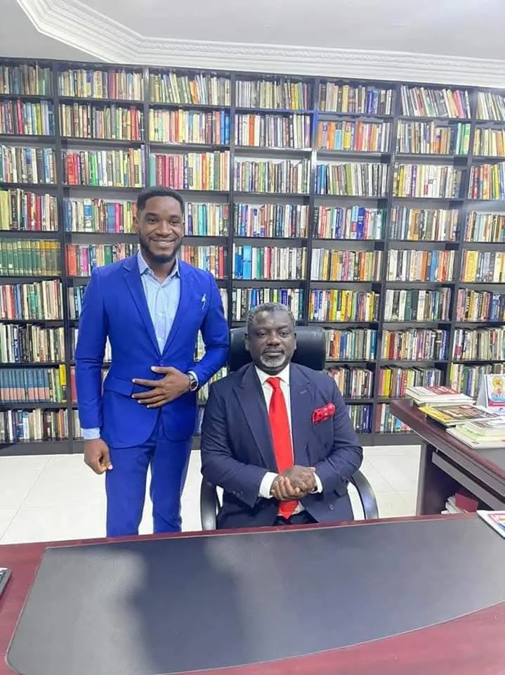 Paul Udah with Dr. Linus Okorie MFR - Founder of The Guardian of the Nation International Leadership Center - Nigeria