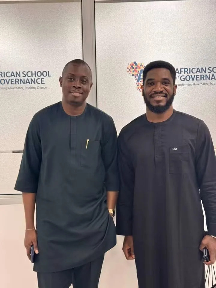 Paul Udah with Mr. Nosakhare Tunde-Oni