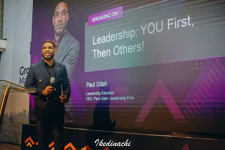 Speaking on 'Leadership: You First, Then Others!' at Growth Masterclass